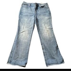 Chicos High Rise Slim Bootcut Jeans Women's 16R Medium Wash Classic Blue Denim